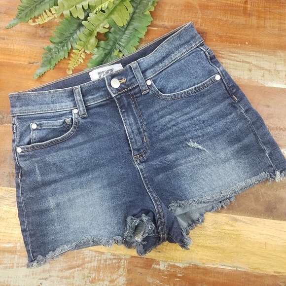 PINK Victoria's Secret Pants - PINK Victoria's Secret Distressed Frayed Shorts